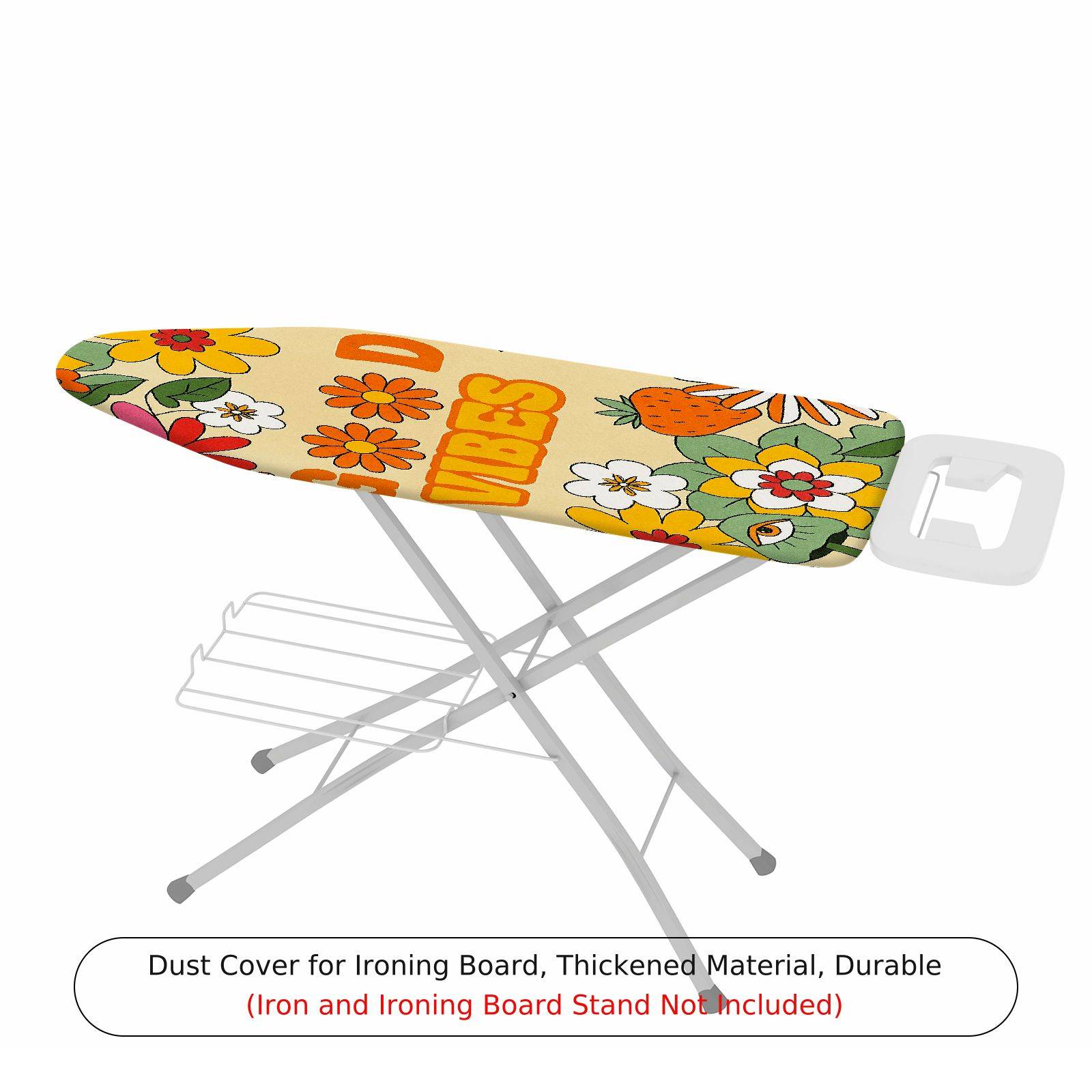 1-Piece Floral Fruit Retro  Ironing Board Cover, Universal Size, Without Board