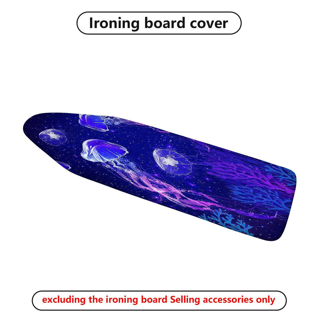 1-Piece Jellyfish Ocean Starry  Ironing Board Cover, Universal Size, Without Board