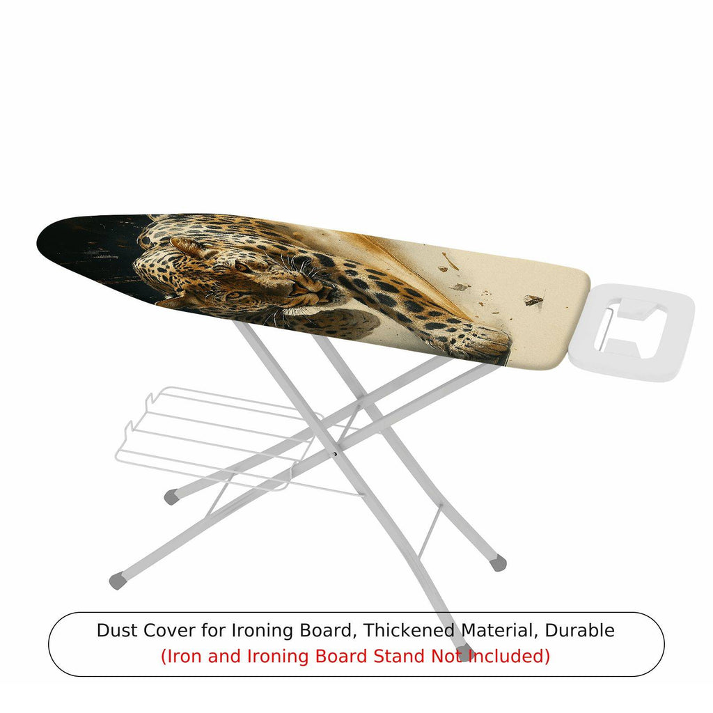 1-Piece Leopard Animal Print Jungle  Ironing Board Cover, Universal Size, Without Board