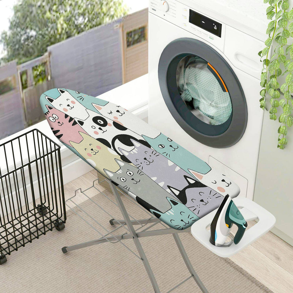 1-Piece Cat Animal  Ironing Board Cover, Universal Size, Without Board