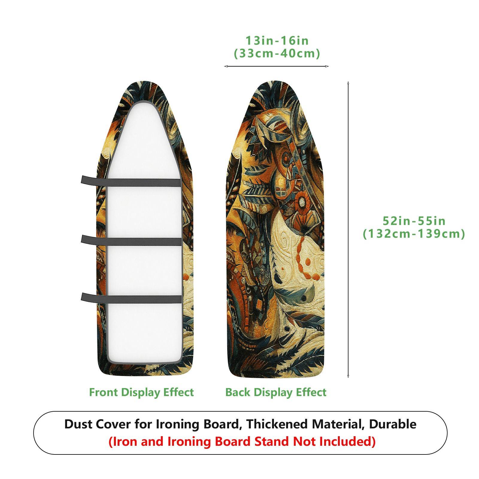 1-Piece Abstract Artistic Colorful  Ironing Board Cover, Universal Size, Without Board