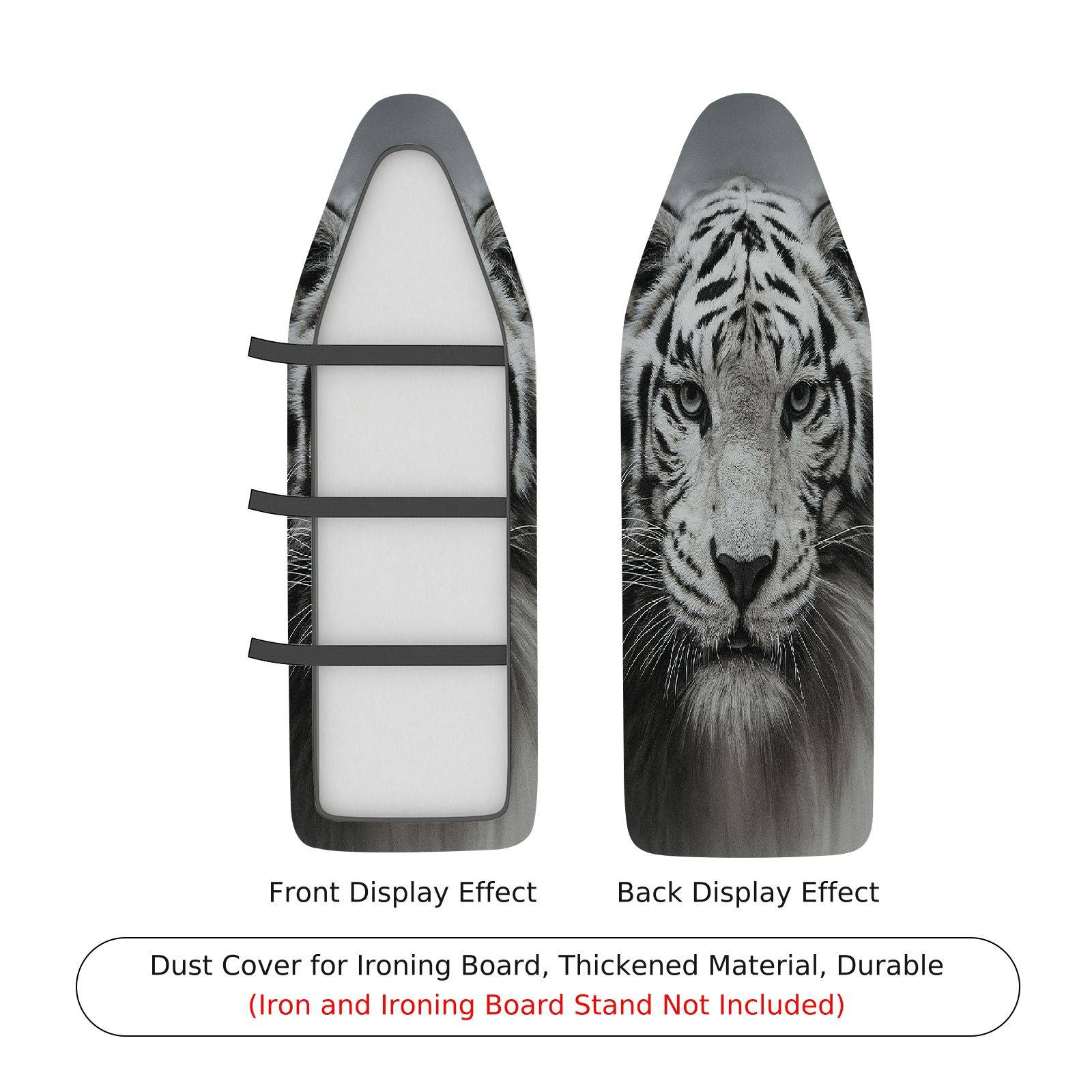 1-Piece Animal Wildlife Tiger  Ironing Board Cover, Universal Size, Without Board