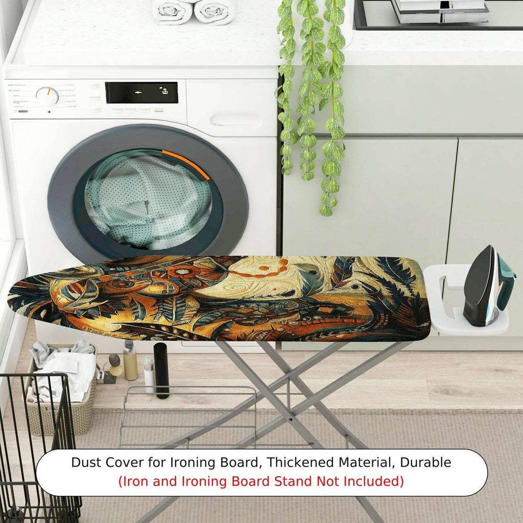 1-Piece Abstract Artistic Colorful  Ironing Board Cover, Universal Size, Without Board
