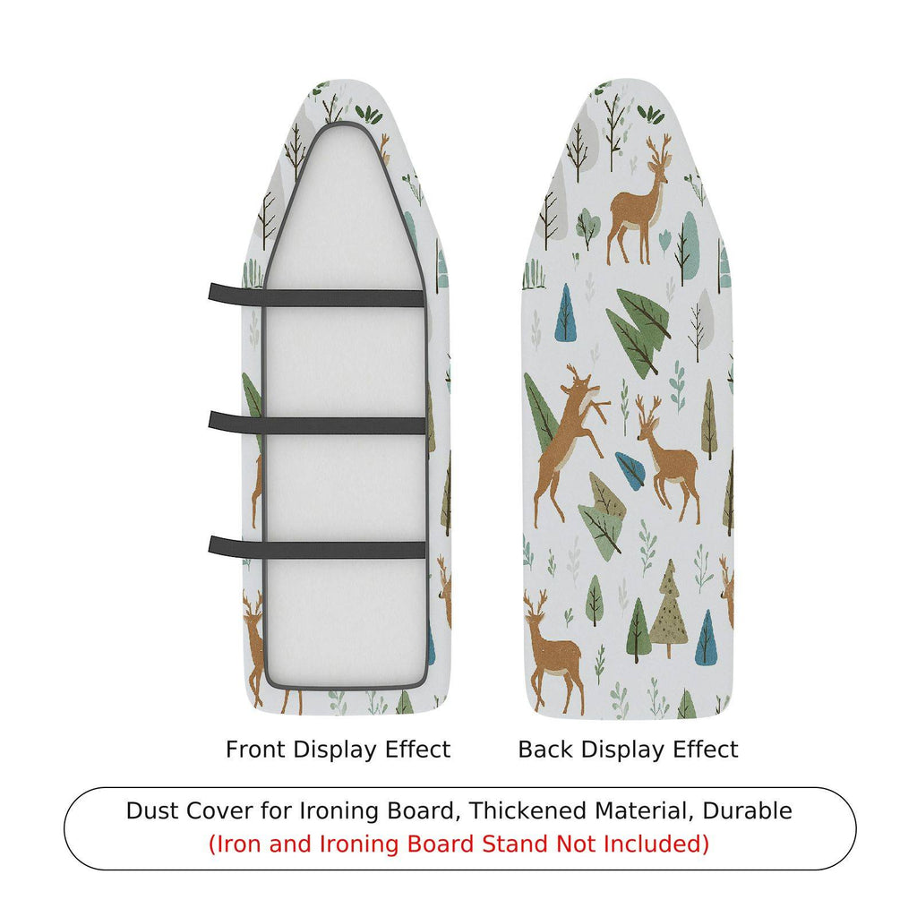 1-Piece Forest Animal Nature  Ironing Board Cover, Universal Size, Without Board