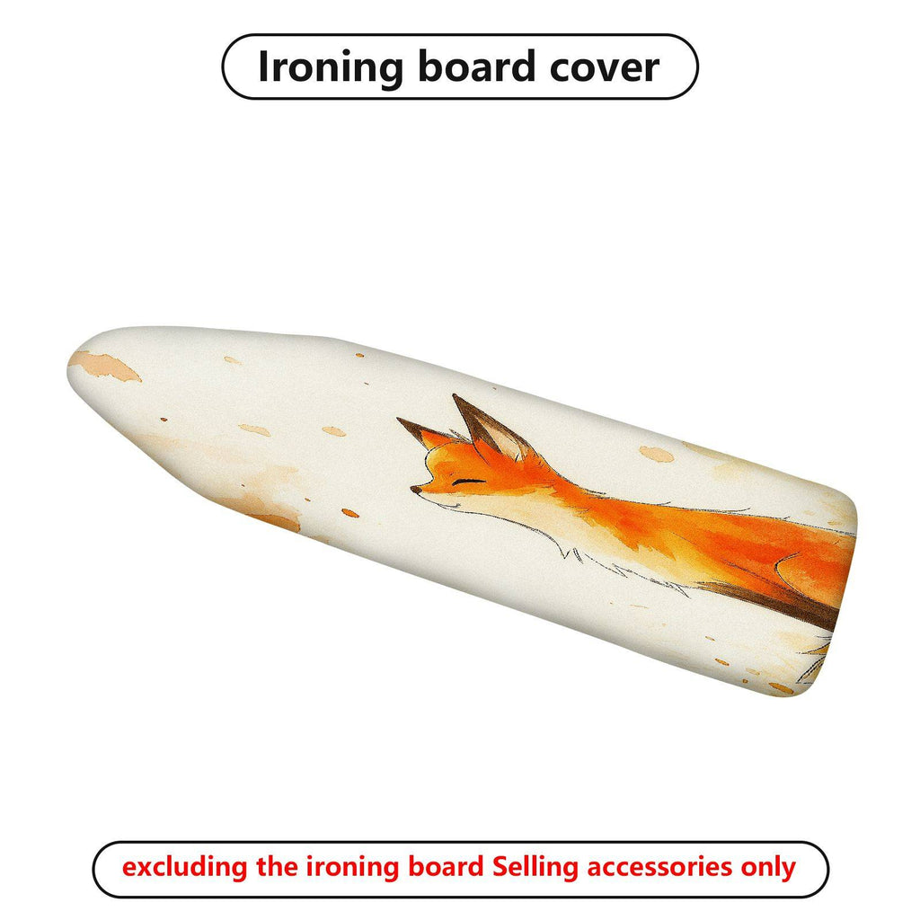 1-Piece Fox Animal Illustration Art  Ironing Board Cover, Universal Size, Without Board