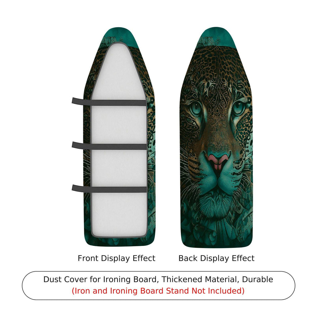 1-Piece Leopard Animal Art  Ironing Board Cover, Universal Size, Without Board