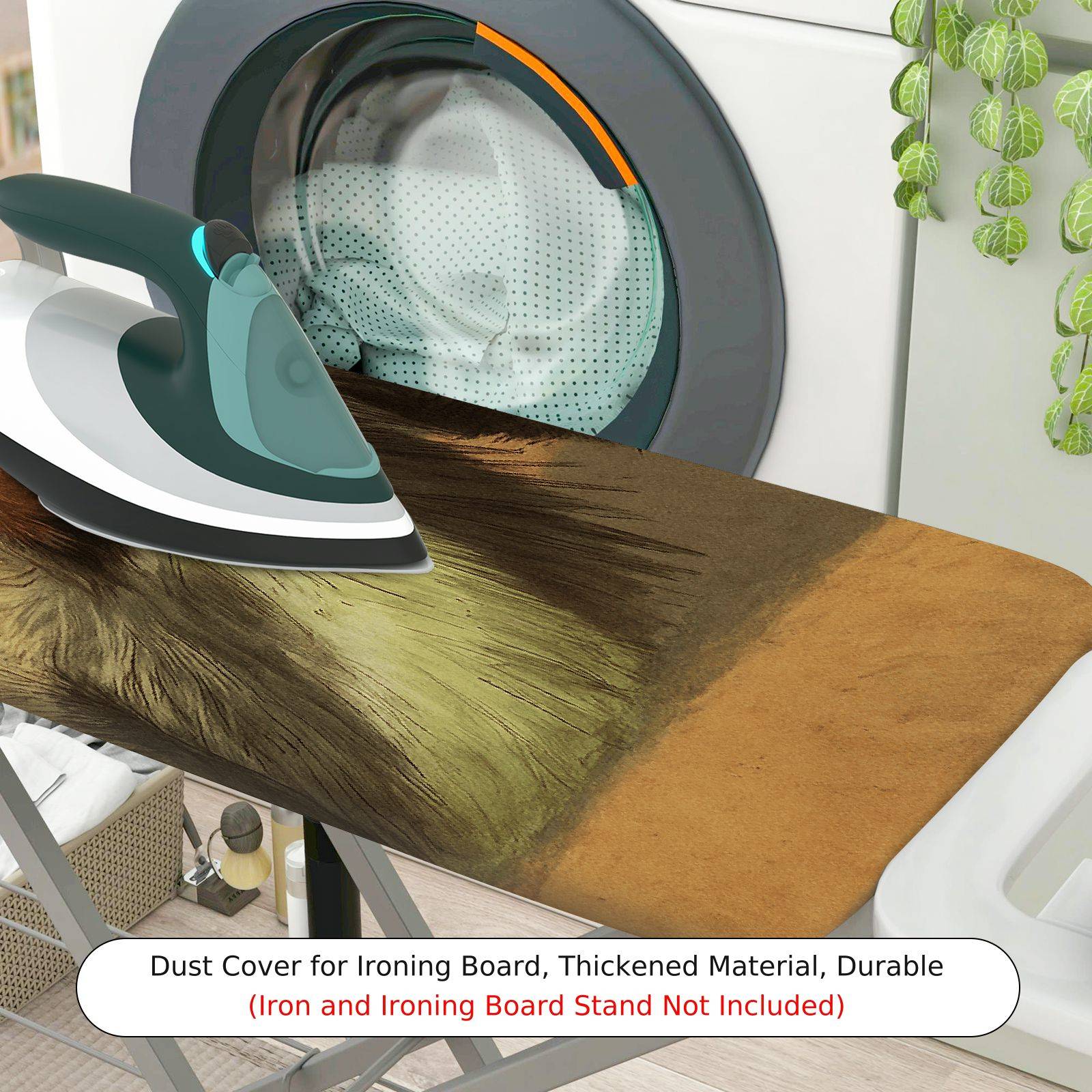 1-Piece Animal Art Nature Vintage  Ironing Board Cover, Universal Size, Without Board