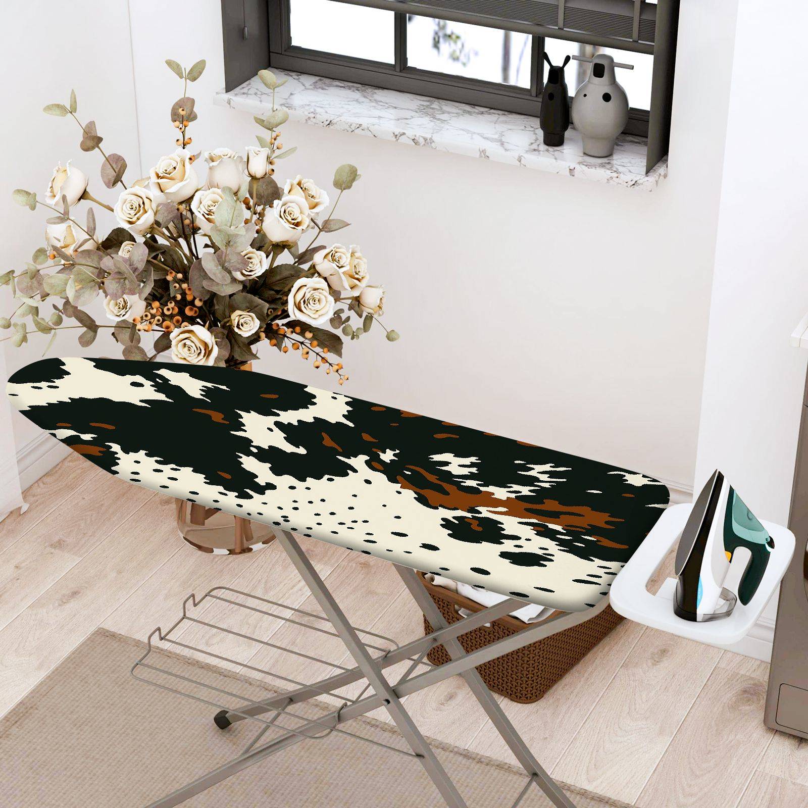1-Piece Animal Print Camouflage Pattern  Ironing Board Cover, Universal Size, Without Board
