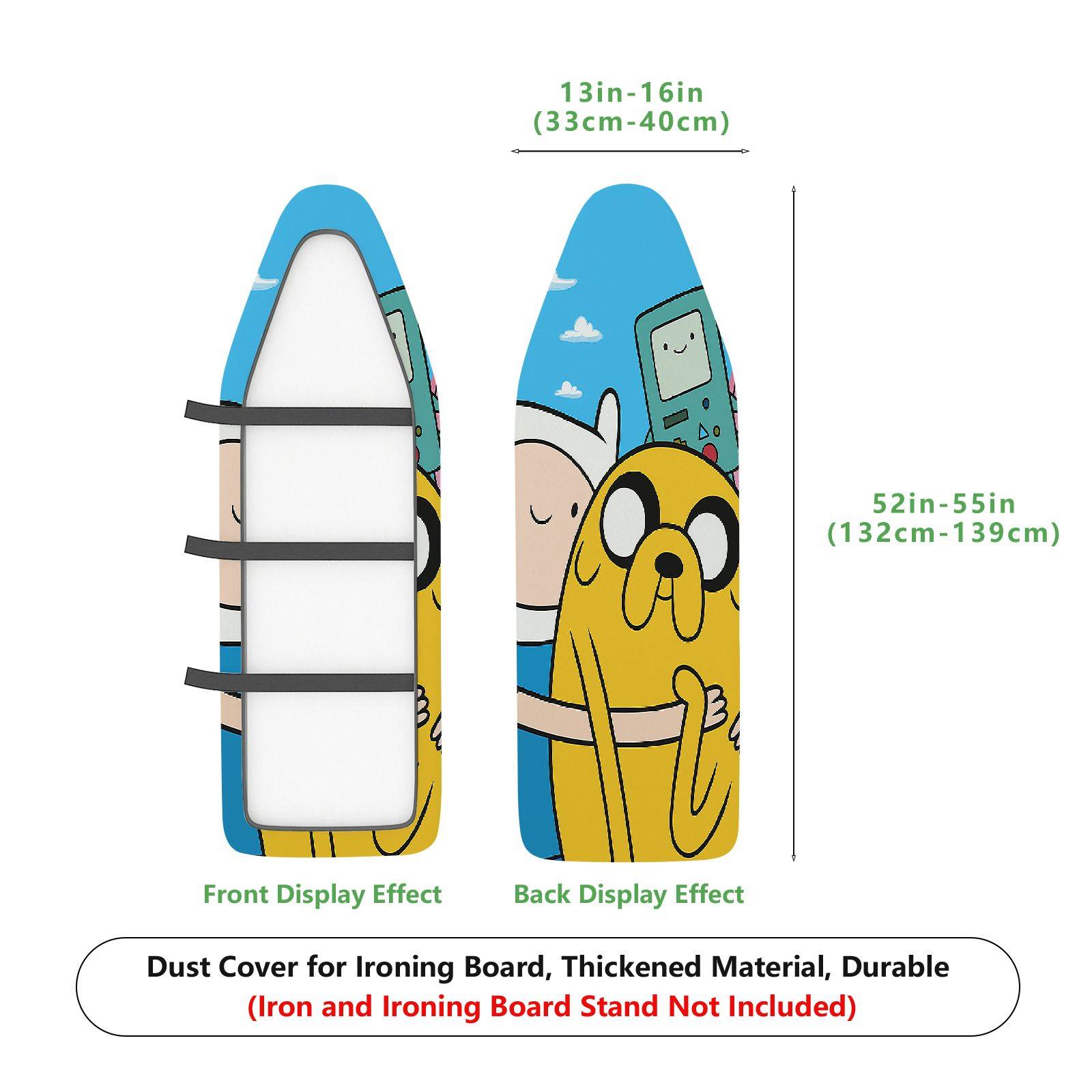 1-Piece Animation Adventure  Ironing Board Cover, Universal Size, Without Board