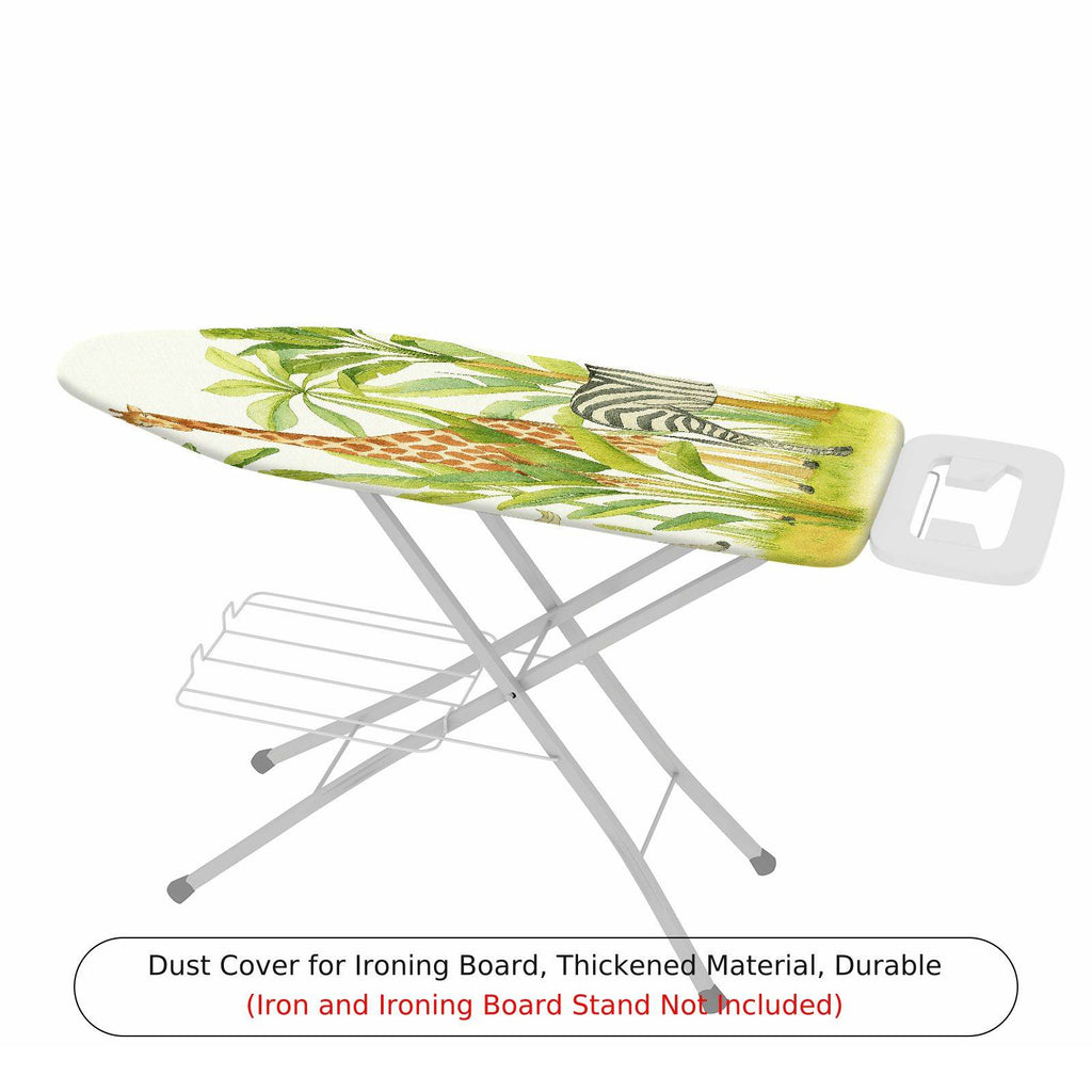 1-Piece Jungle Animal Zebra Giraffe  Ironing Board Cover, Universal Size, Without Board