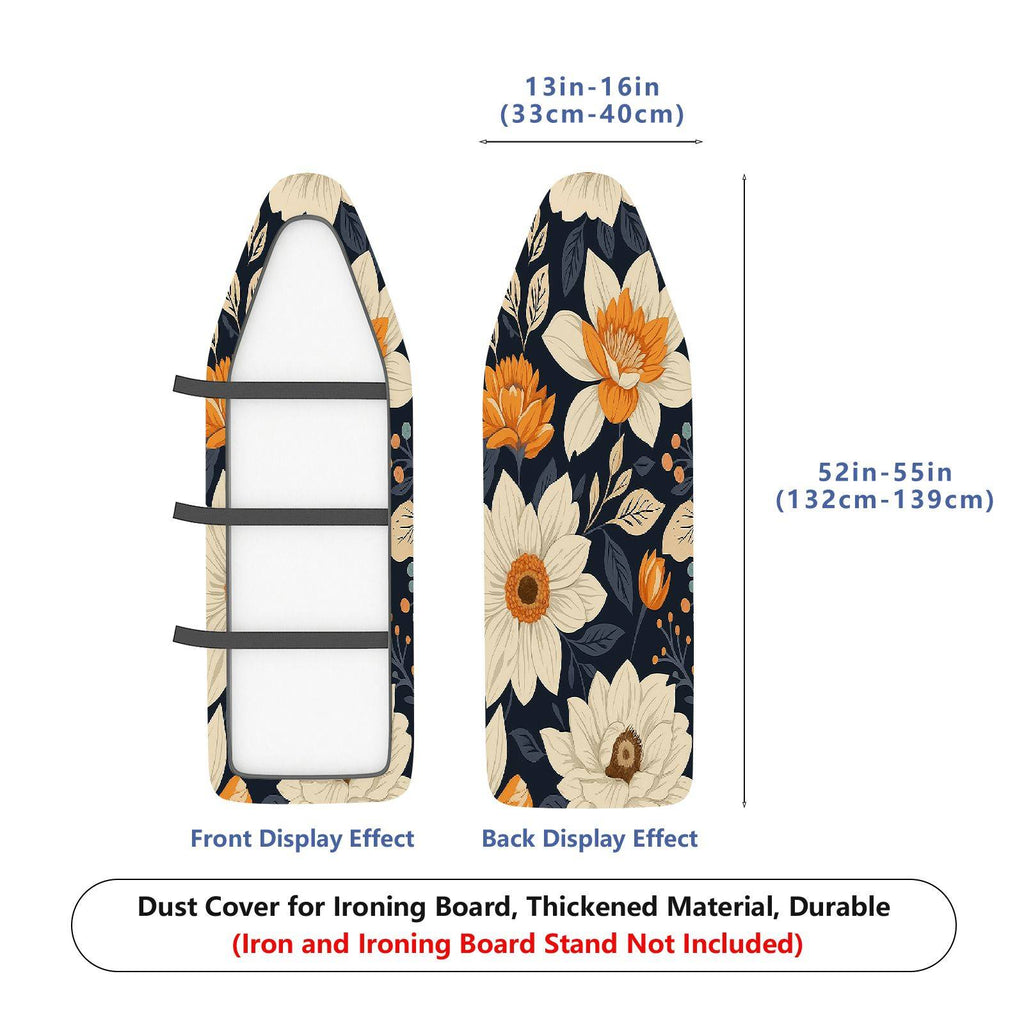 1-Piece Floral Retro Elegant  Ironing Board Cover, Universal Size, Without Board