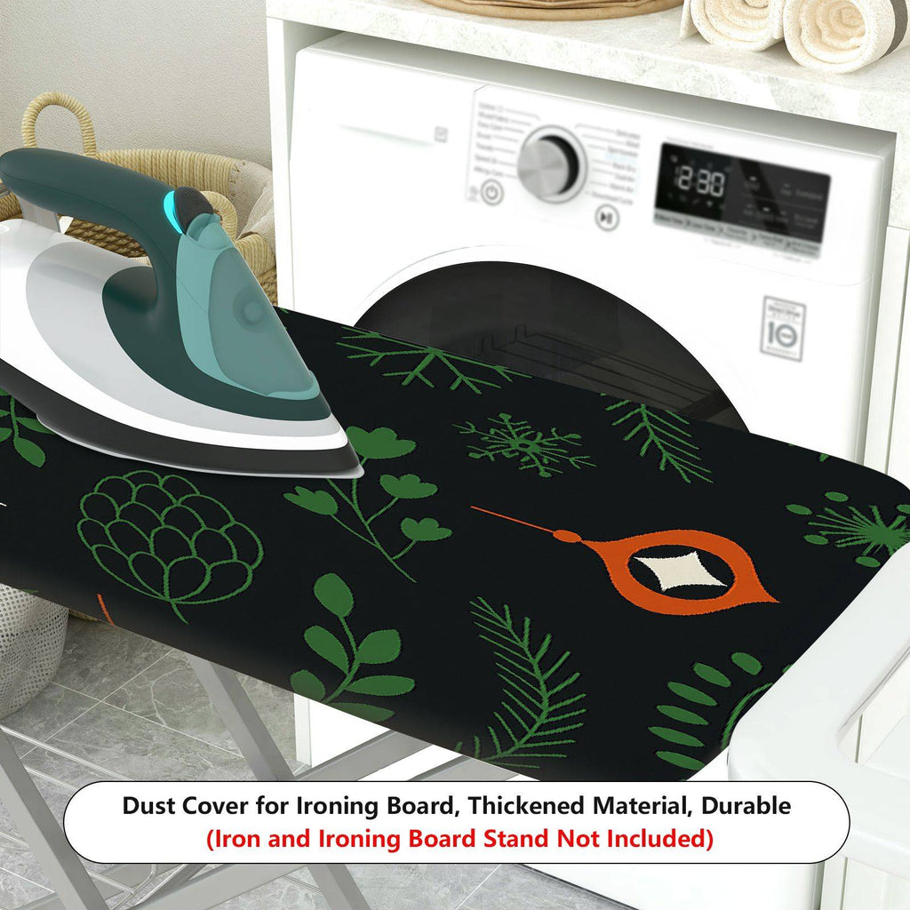 1-Piece Christmas Leaf Star  Ironing Board Cover, Universal Size, Without Board