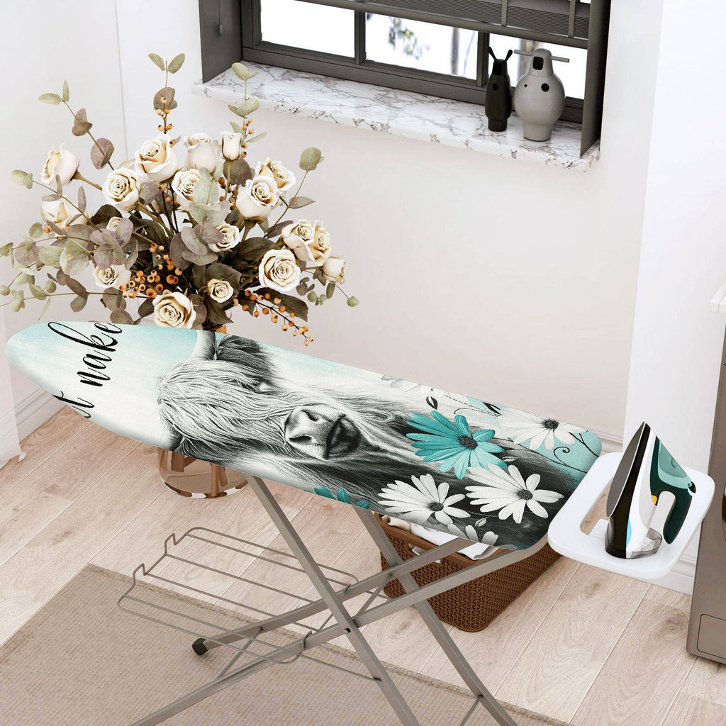 1-Piece Animal Floral Text  Ironing Board Cover, Universal Size, Without Board