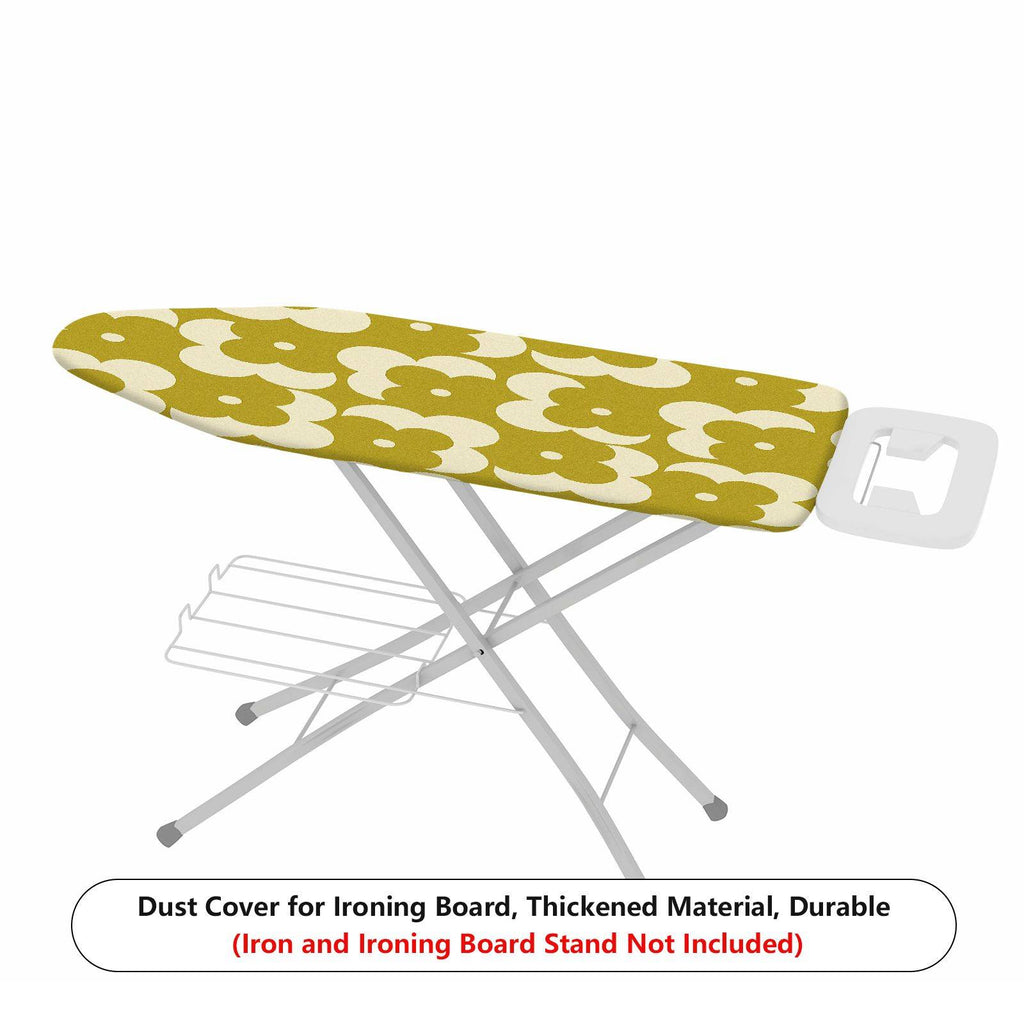 1-Piece Floral Green White Retro  Ironing Board Cover, Universal Size, Without Board
