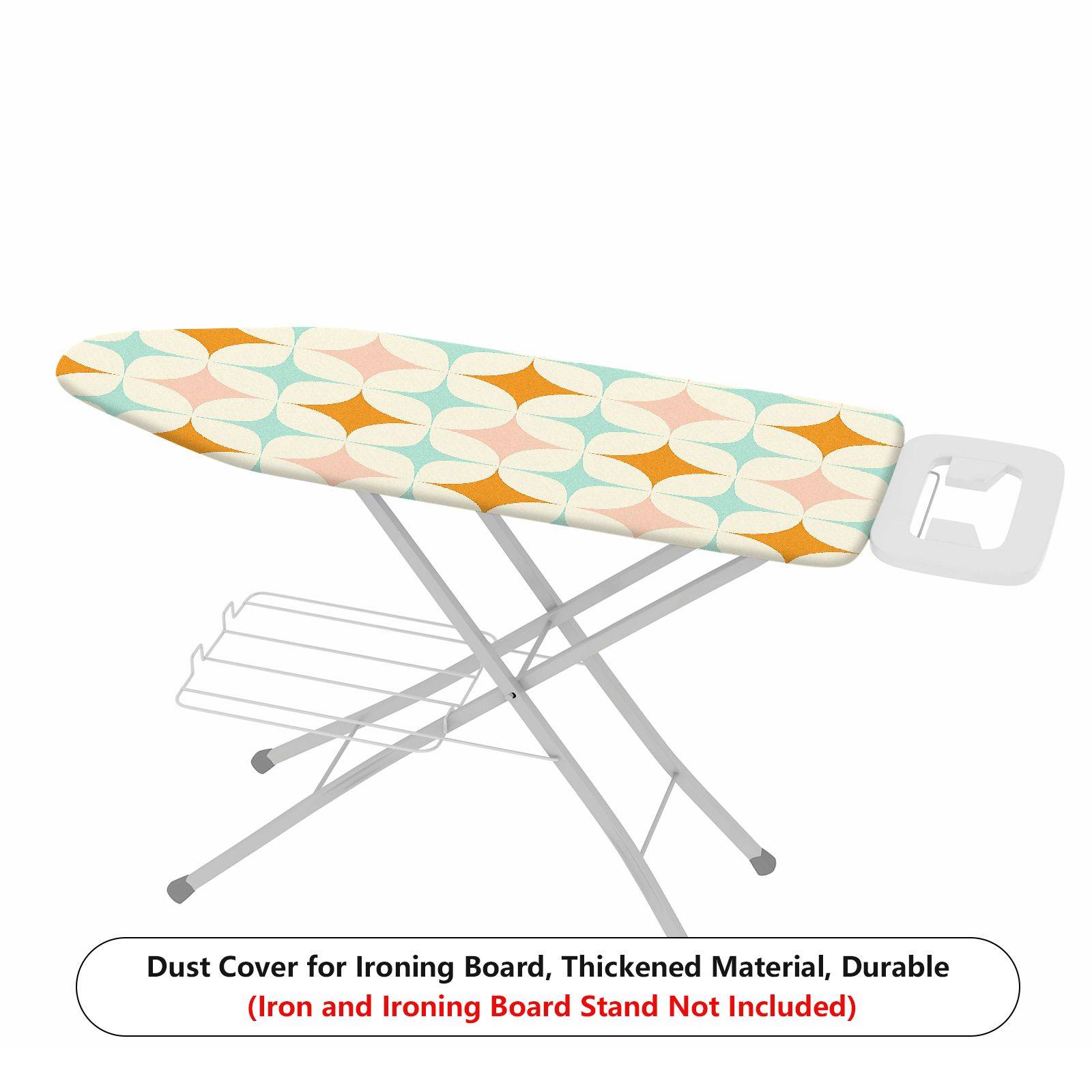 1-Piece Geometric Pattern Retro Style Pastel Colors  Ironing Board Cover, Universal Size, Without Board