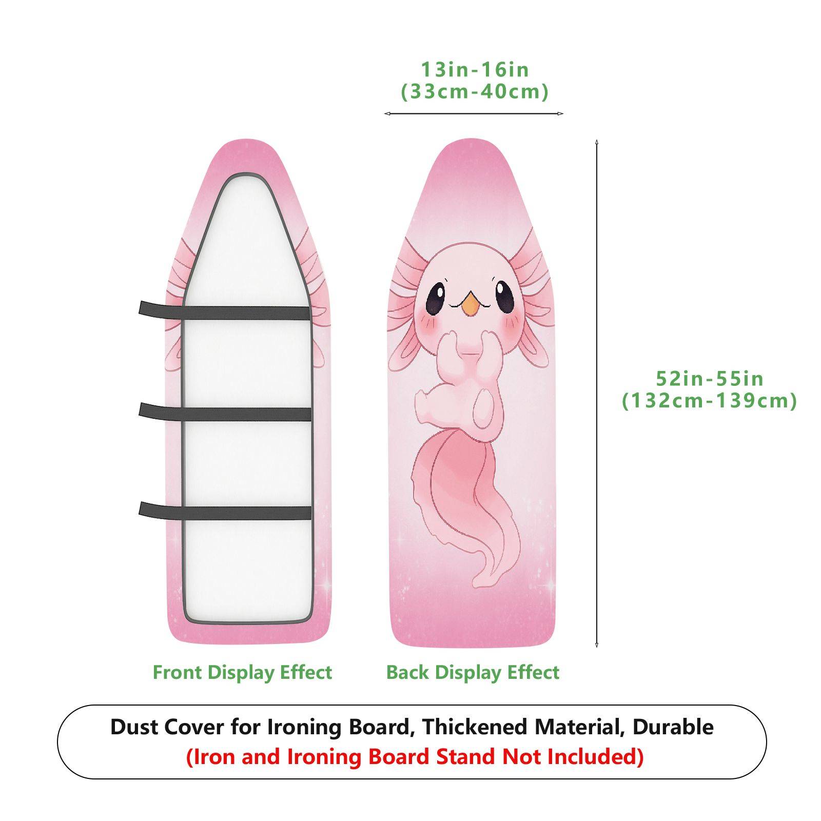 1-Piece Cute  Pink  Ironing Board Cover, Universal Size, Without Board