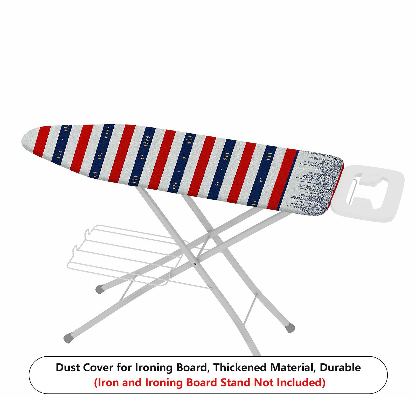 1-Piece American Stars Stripes City  Ironing Board Cover, Universal Size, Without Board