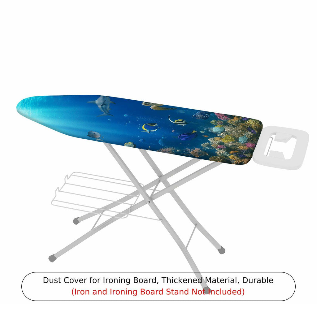 1-Piece Ocean Fish Coral  Ironing Board Cover, Universal Size, Without Board