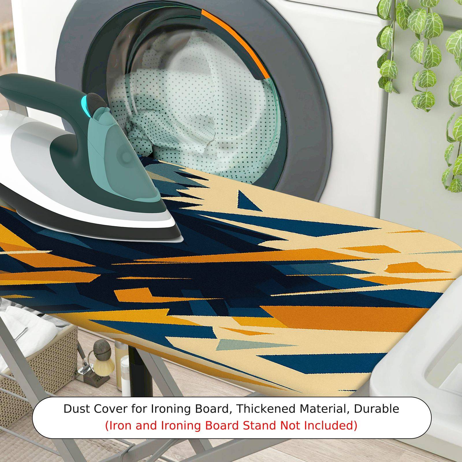 1-Piece Abstract Lion Pattern Graphic  Ironing Board Cover, Universal Size, Without Board