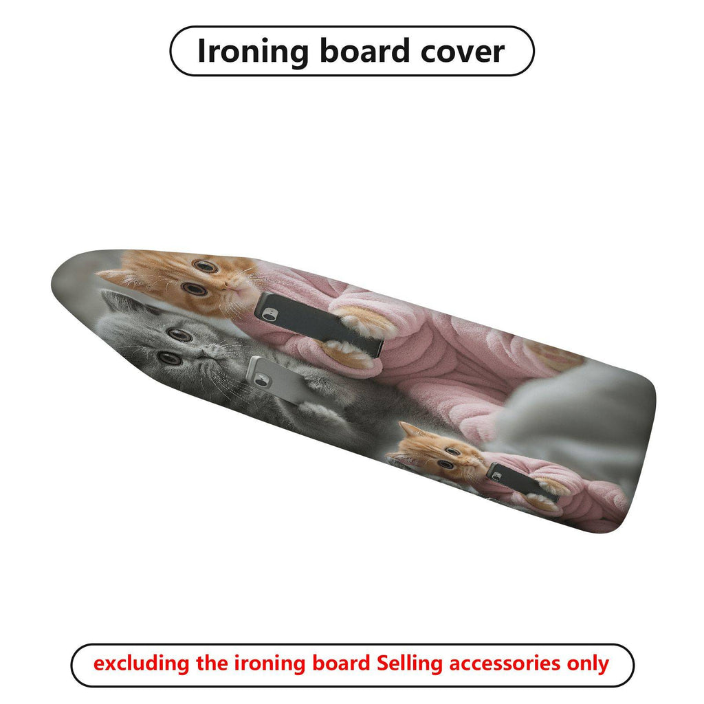 1-Piece Cute Cat Pink Cozy  Ironing Board Cover, Universal Size, Without Board