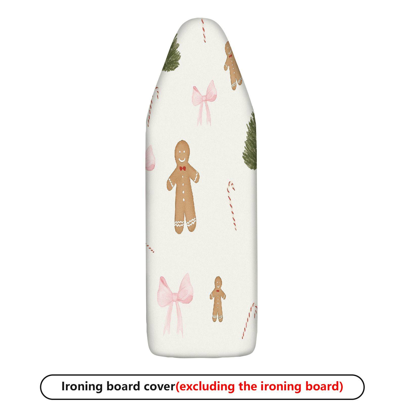 1-Piece Christmas Gingerbread Candy  Ironing Board Cover, Universal Size, Without Board