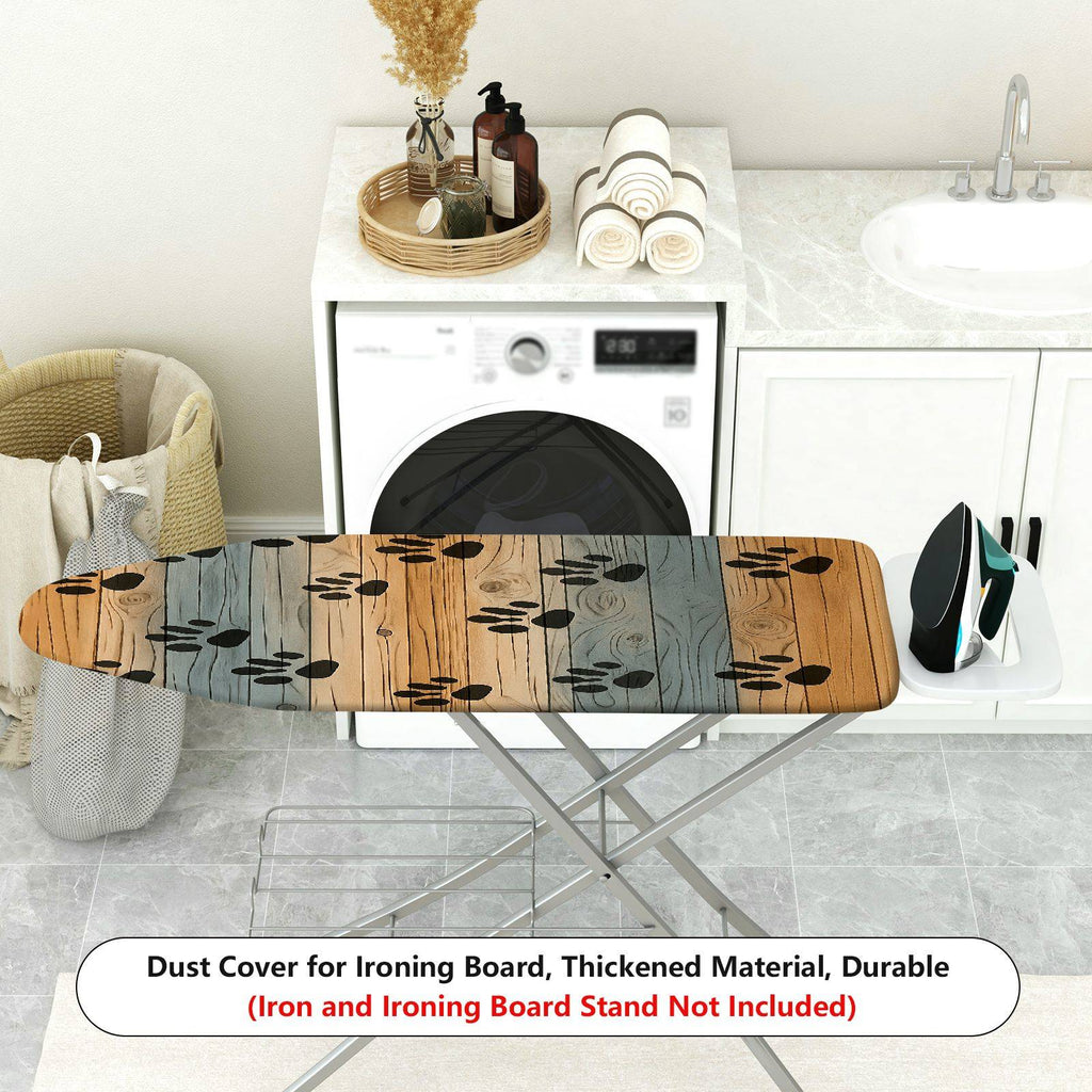 1-Piece Animal Paw  Rustic  Ironing Board Cover, Universal Size, Without Board
