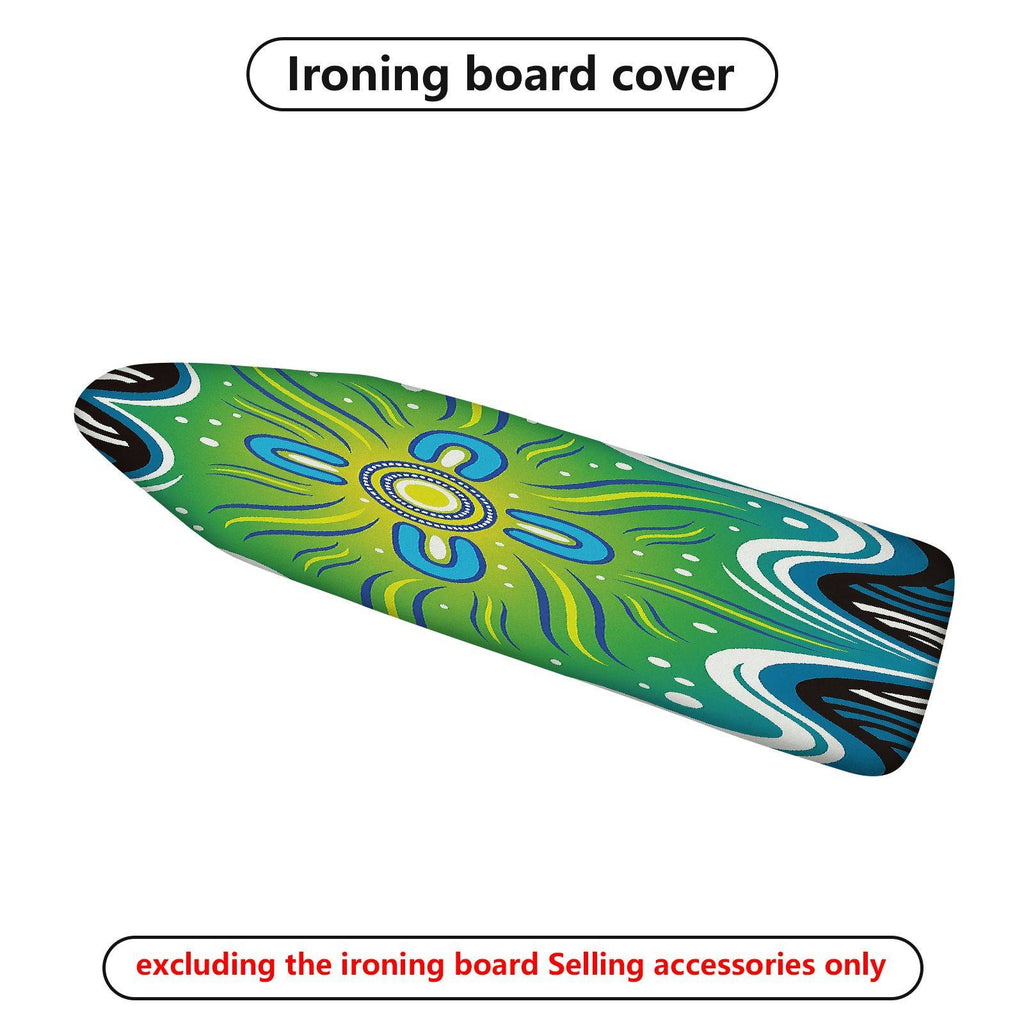 1-Piece Abstract Floral Geometric  Ironing Board Cover, Universal Size, Without Board