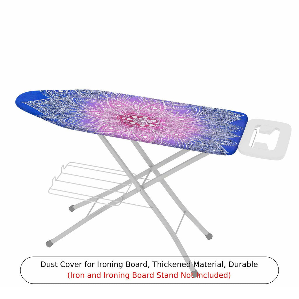 1-Piece Mandala Pink Blue  Ironing Board Cover, Universal Size, Without Board