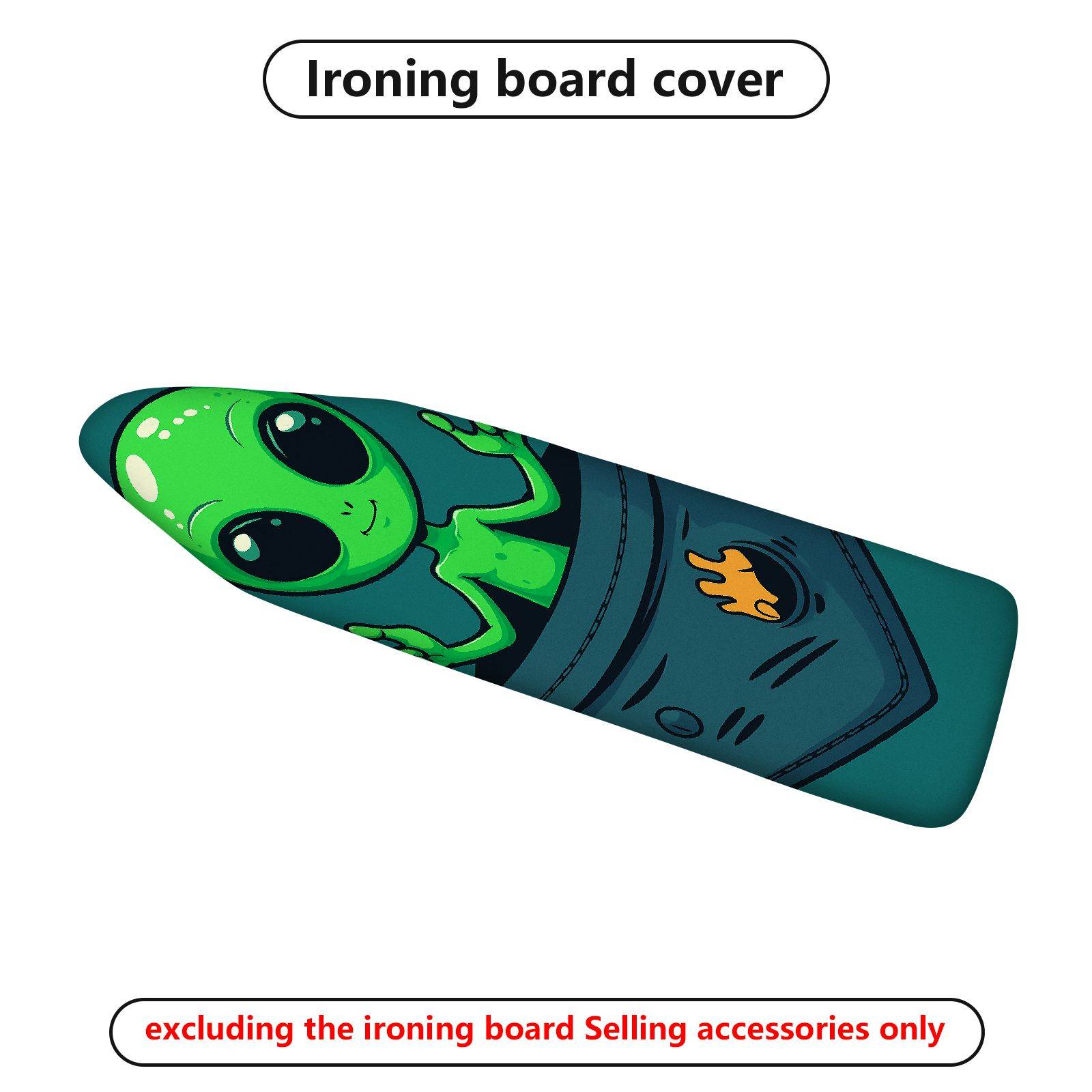 1-Piece Alien  Pocket  Ironing Board Cover, Universal Size, Without Board