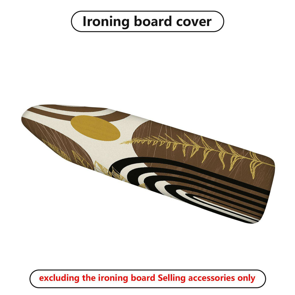 1-Piece Abstract Nature Pattern Brown  Ironing Board Cover, Universal Size, Without Board