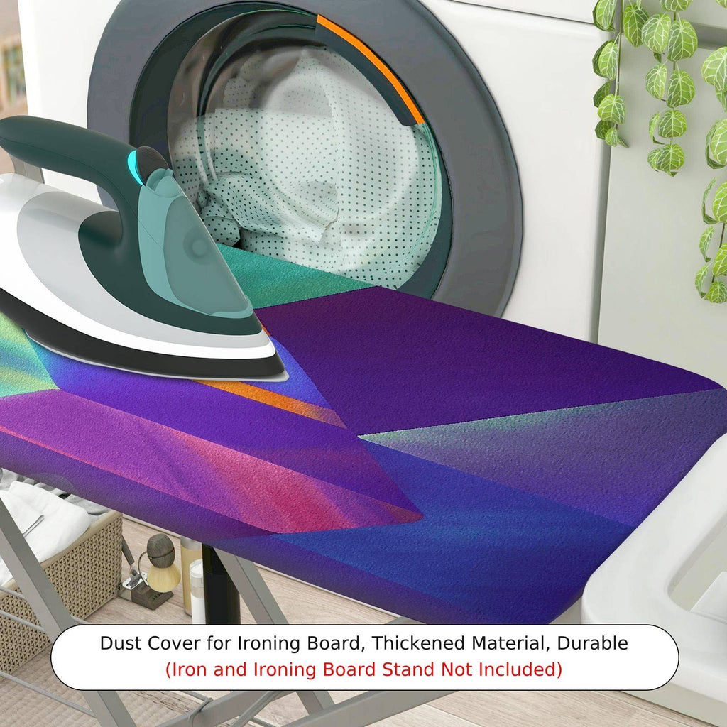 1-Piece Geometric Colorful Abstract  Ironing Board Cover, Universal Size, Without Board