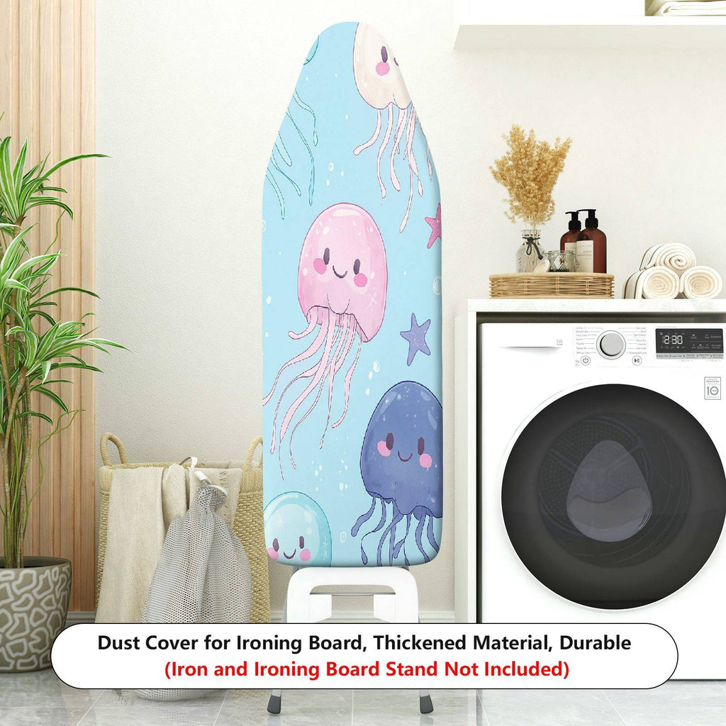 1-Piece Jellyfish  Ocean  Ironing Board Cover, Universal Size, Without Board
