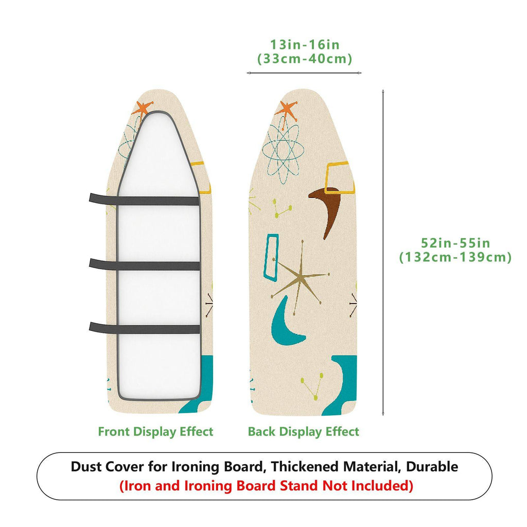 1-Piece Geometric Abstract Retro  Ironing Board Cover, Universal Size, Without Board