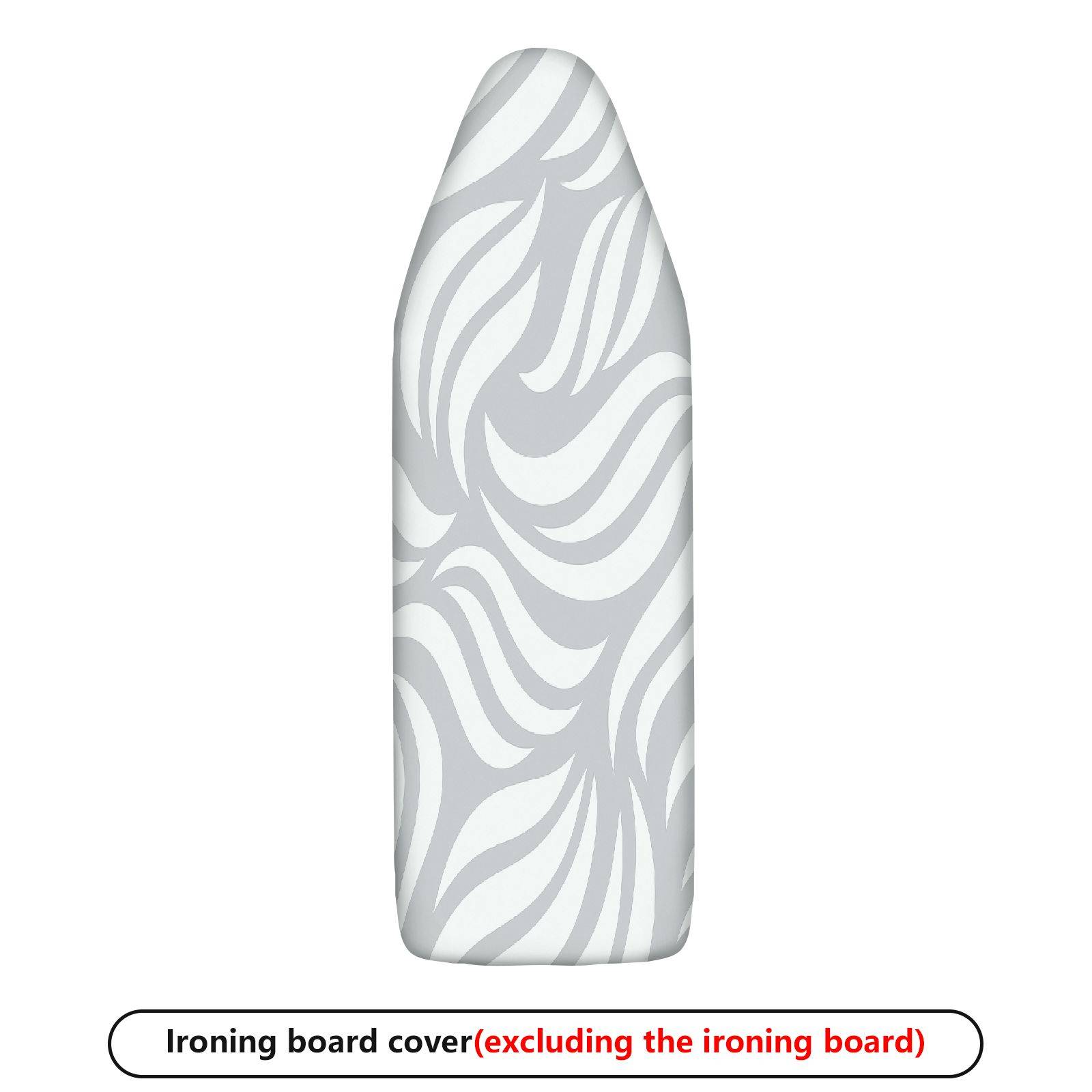 1-Piece Abstract Grey Pattern Modern Style  Ironing Board Cover, Universal Size, Without Board