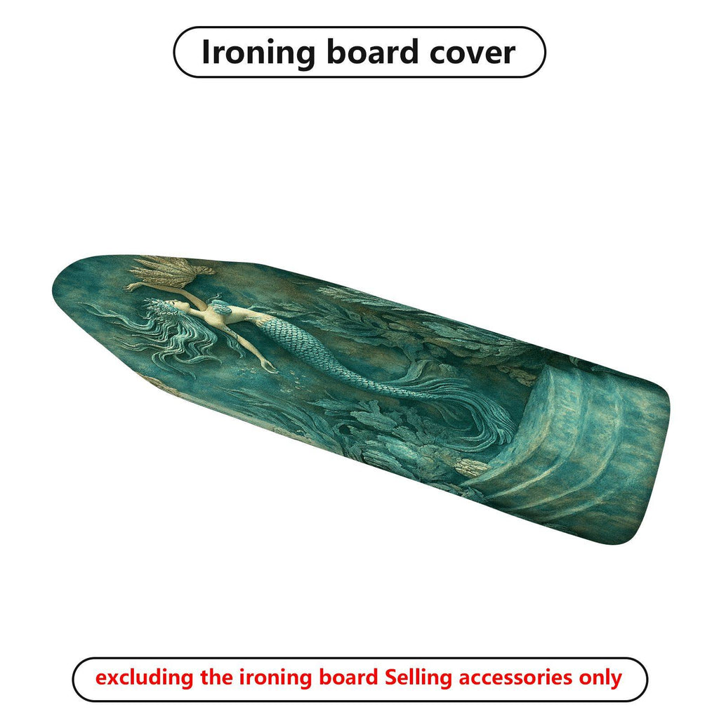 1-Piece Vintage  Ocean Fantasy  Ironing Board Cover, Universal Size, Without Board