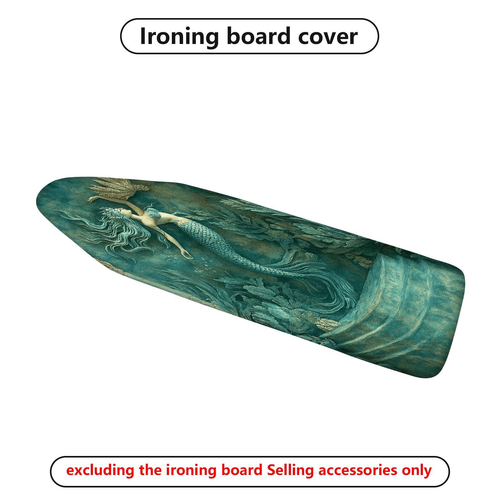 1-Piece Vintage  Ocean Fantasy  Ironing Board Cover, Universal Size, Without Board