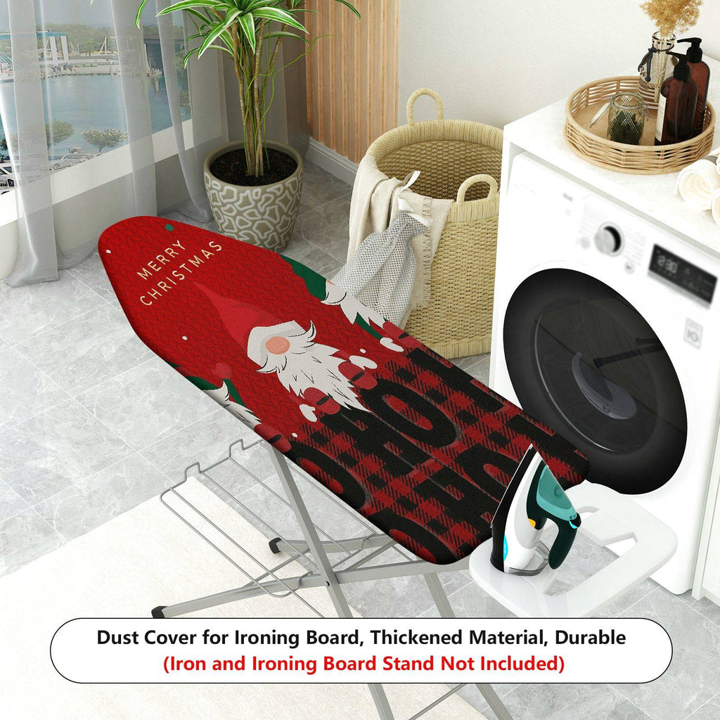 1-Piece Christmas Elf Plaid  Ironing Board Cover, Universal Size, Without Board