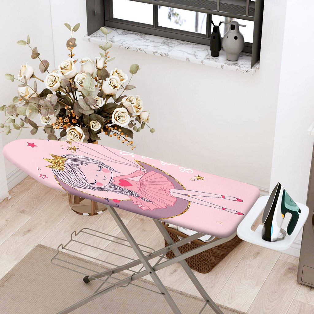 1-Piece Pink  Ironing Board Cover, Universal Size, Without Board