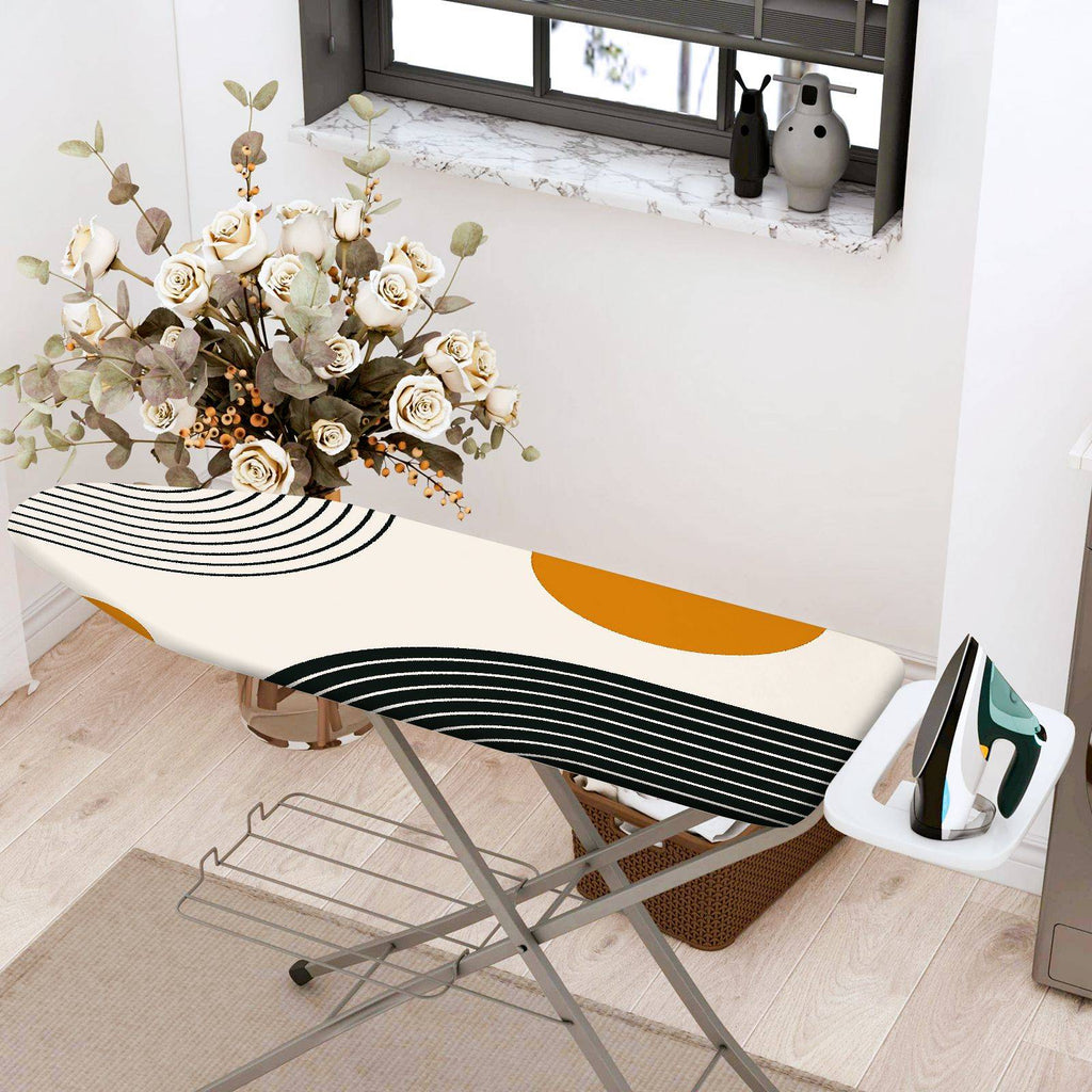 1-Piece Modern Abstract Geometric  Ironing Board Cover, Universal Size, Without Board