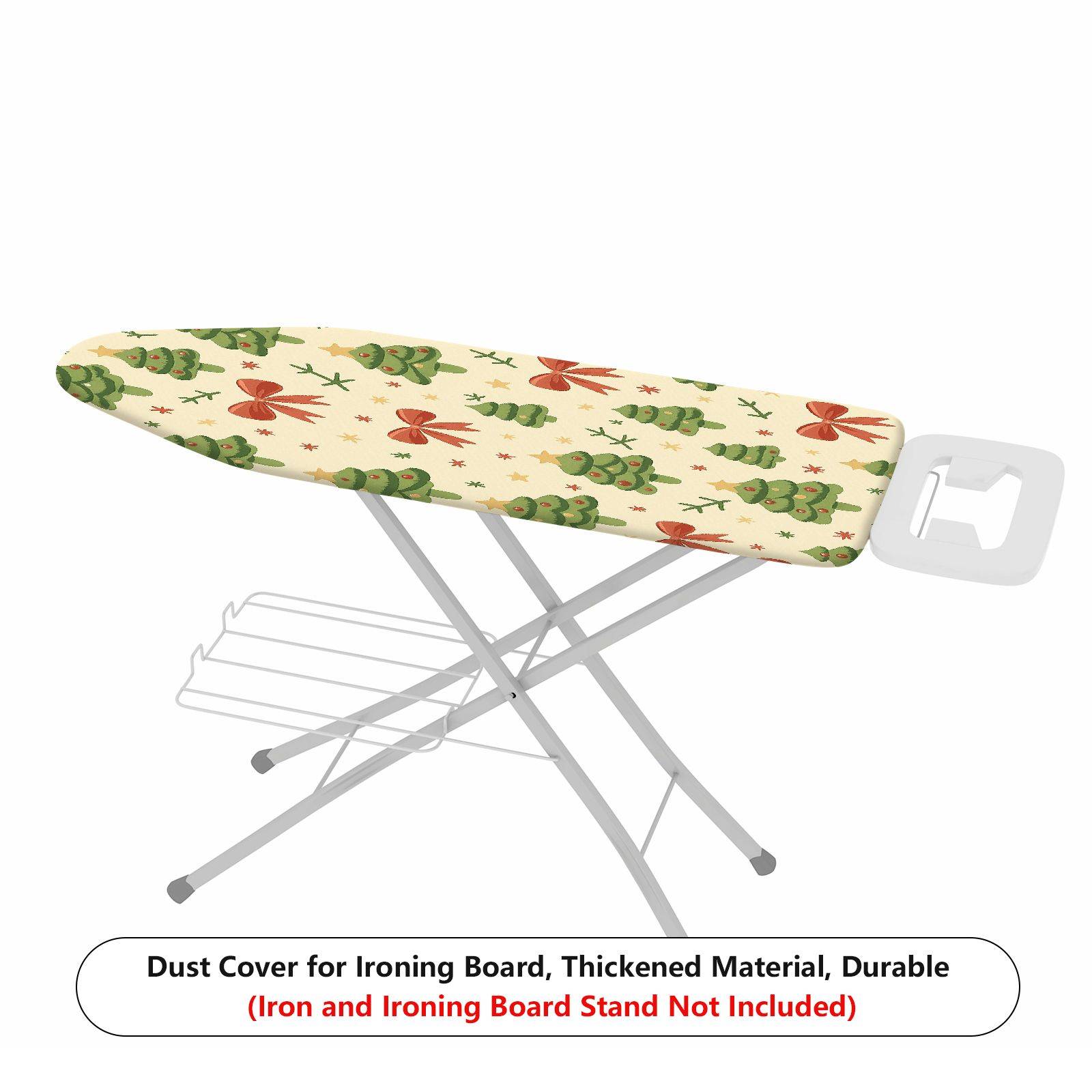 1-Piece Christmas Tree Bow Star  Ironing Board Cover, Universal Size, Without Board
