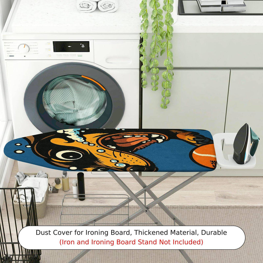 1-Piece Dog Animal Design Fun Pattern  Ironing Board Cover, Universal Size, Without Board