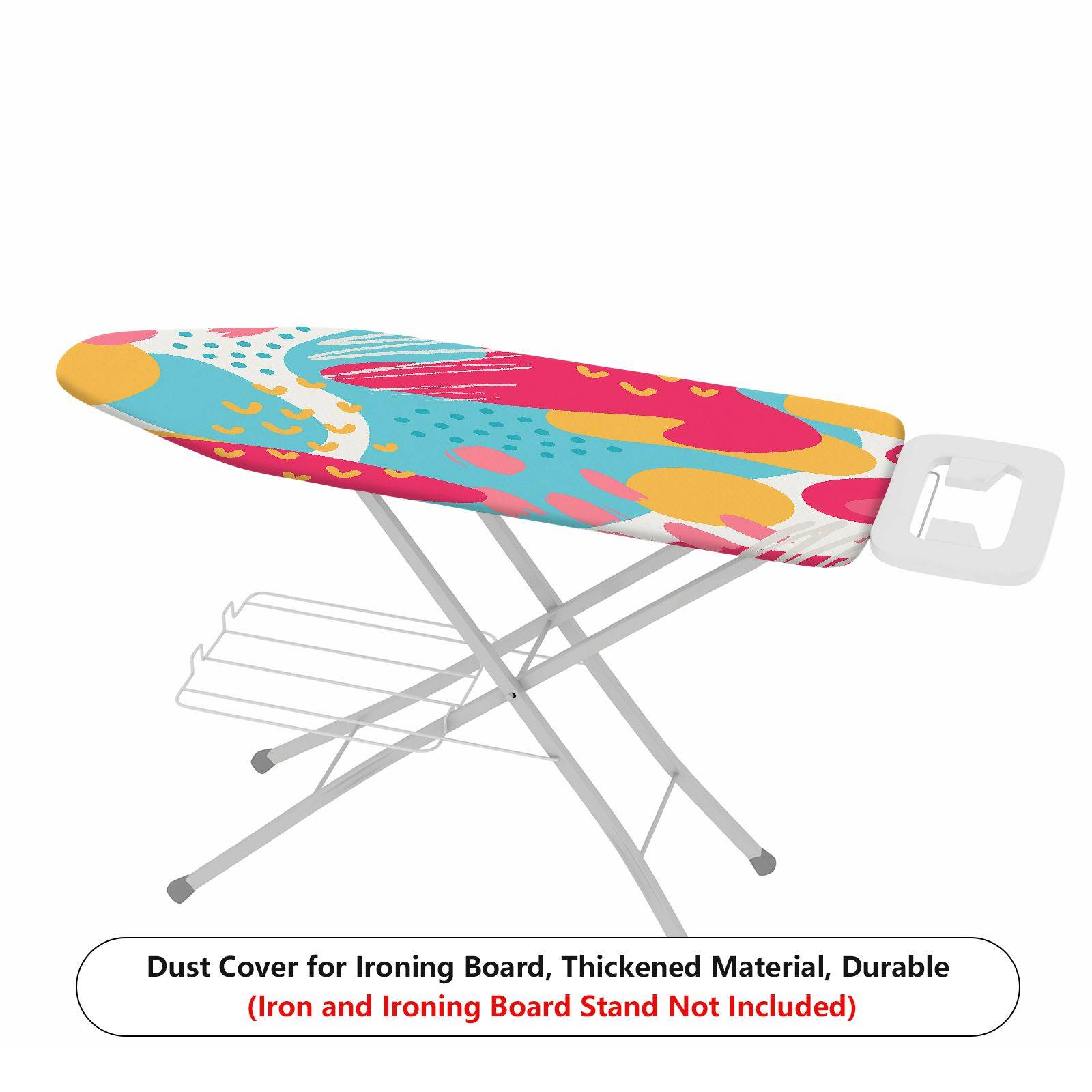 1-Piece Abstract Colorful Pattern Fun Pop Art  Ironing Board Cover, Universal Size, Without Board