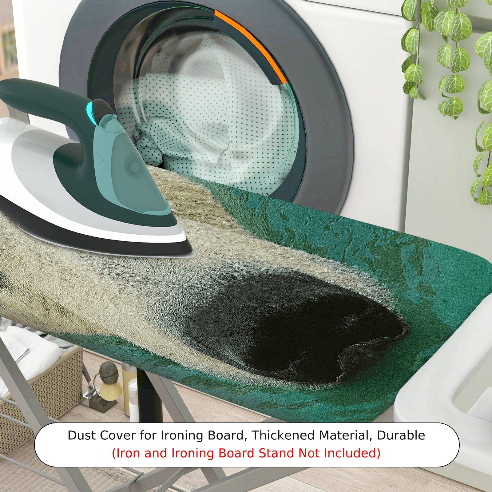 1-Piece Polar Bear Ocean Wild  Ironing Board Cover, Universal Size, Without Board
