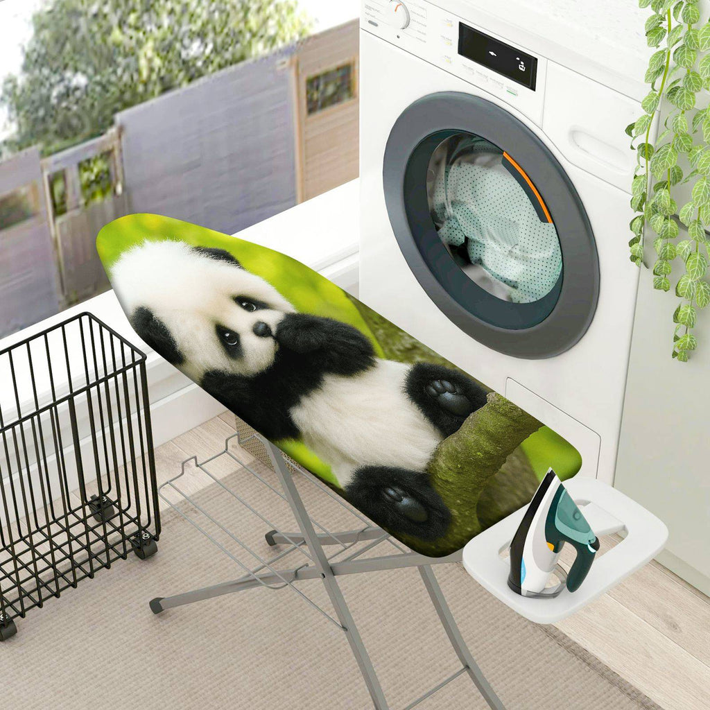 1-Piece Cute Panda Forest Animal  Ironing Board Cover, Universal Size, Without Board