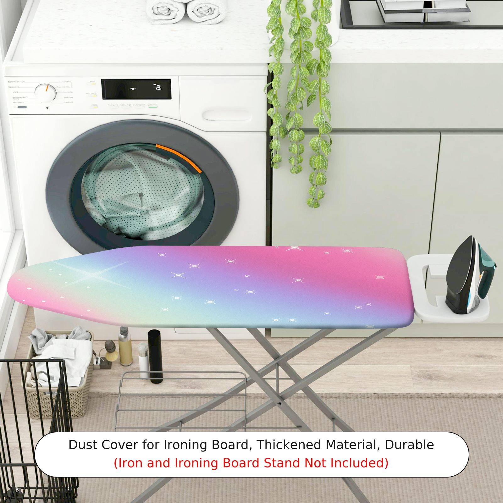 1-Piece Gradient Star Shine Colorful  Ironing Board Cover, Universal Size, Without Board
