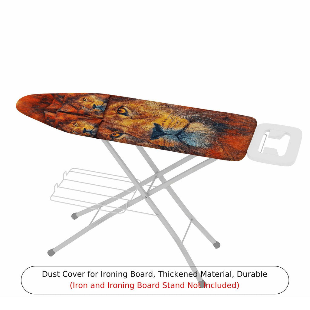 1-Piece Lion Animal Art Painting  Ironing Board Cover, Universal Size, Without Board