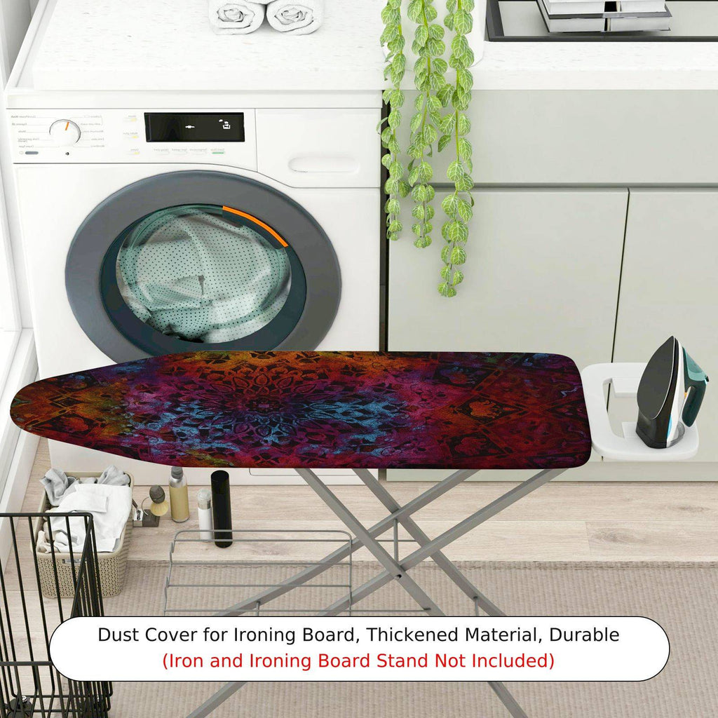 1-Piece Abstract Colorful Pattern Artistic  Ironing Board Cover, Universal Size, Without Board