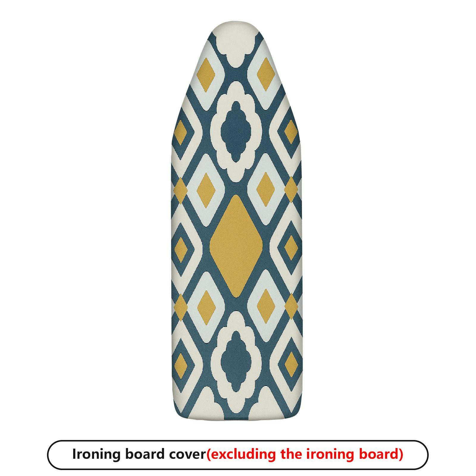 1-Piece Geometric Retro Diamond  Ironing Board Cover, Universal Size, Without Board