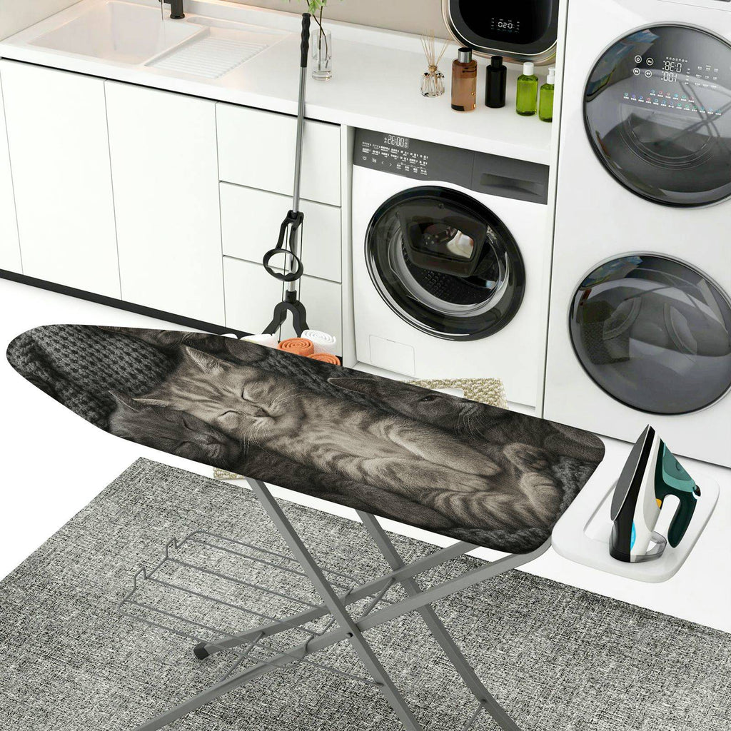 1-Piece Cat Animal Sleeping  Ironing Board Cover, Universal Size, Without Board