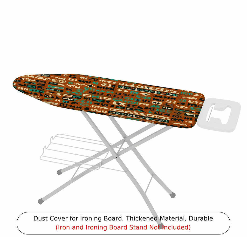 1-Piece Abstract Geometric Tribal  Ironing Board Cover, Universal Size, Without Board